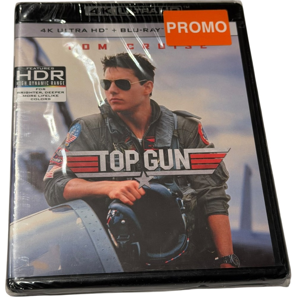 Paramount Top Gun 4K Ultra HD Blu-ray 2-Disc Set Tom Cruise New Sealed
